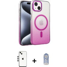 Cepte Toptan iPhone 14 Ahenk Doku Özel Seri - Siyah Joko Magic 5d Cam + Gümüş Shine Kamera Lens