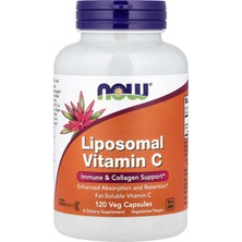 Now Foods Liposomal Vitamin C Immune & Collagen Support 120 Veg Caps