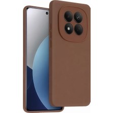 AK-SA-STR Newface Xiaomi Redmi Note 15 Pro 5g First Silikon - Kahverengi