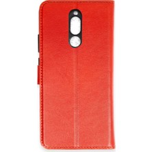 AK-SA-STR Newface Xiaomi Mi 8 Trend S Plus Kapaklı Kılıf - Kırmızı