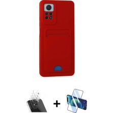 Cepte Toptan Redmi Note 12 Pro 4g Vadi Çizgi Prime - Siyah 3D Antistatik Seramik Nano Ekran Koruyucu + Şeffaf Kamera Lens Koruma Cam