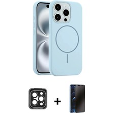 Cepte Toptan iPhone 15 Pro Max Yankı Form Serisi - Siyah 3D Antistatik Hayalet Cam Ekran Koruyucu + Siyah Pvd Metal Kamera Lens
