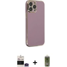 Cepte Toptan iPhone 14 Pro Max Yankı Serisi - Siyah Joko Magic 5d Hayalet Cam + Derin Mor Bilvis Titan Kamera Lens