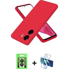 Cepte Toptan Redmi 13C Kozmos Yansıma Özel Seri - Siyah 3D Antistatik Seramik Nano Ekran Koruyucu + Siyah Raze Metal Kamera Lens