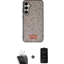 Cepte Toptan Galaxy A55 5g Vadi Klasik Serisi - Siyah 6d Antistatik Mat Seramik Hayalet Nano Ekran Koruyucu + Şeffaf Kamera Lens Koruma Cam