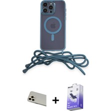 Cepte Toptan iPhone 13 Pro Max Eksen Özel Seri - Siyah Bilvis 5in1 5d Magic Hayalet Cam Ekran Koruyucu + Rose Gold Rainbow Kamera Lens Koruma Cam