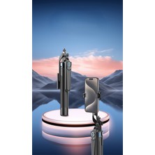 Matechno Telefon Tripod Bluetooth Kumandalı Video Çekim Selfie Tripod Standı Telefon Tutucu