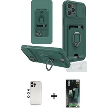 Cepte Toptan iPhone 12 Pro Vadi Form Prime - Şeffaf 360 Full Body Arka Koruyucu + Gökkuşağı Shine Kamera Lens