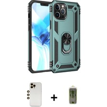 Cepte Toptan iPhone 12 Pro Max Ahenk Klasik Koleksiyonu - Siyah Joko Magic 5d Hayalet Cam + Gold Shine Kamera Lens