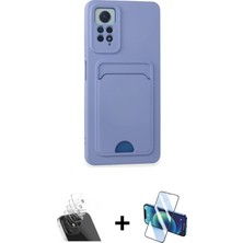 Redmi Note 12 Pro 4g Vadi Çizgi Prime - Siyah 3D Antistatik Seramik Nano Ekran Koruyucu + Şeffaf Kamera Lens Koruma Cam