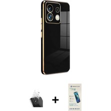 Redmi Note 13 4g Yankı Serisi - Şeffaf Pasifik Cam Ekran Koruyucu + Şeffaf Kamera Lens Koruma Cam