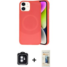 Cepte Toptan iPhone 11 Ufuk Serisi - Siyah 6d Mat Seramik Hayalet Nano Ekran Koruyucu + Mavi Pvd Metal Kamera Lens