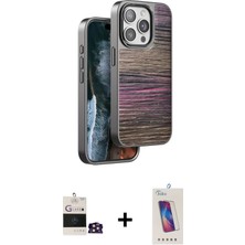 Cepte Toptan iPhone 14 Pro Max Atlas Minimal Özel Seri - Siyah Joko 5d Cam + Gold Bilvis Titan Kamera Lens