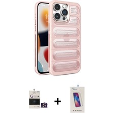 Cepte Toptan iPhone 14 Pro Max Yadigar Doku Özel Seri - Siyah Joko 5d Cam + Gold Bilvis Titan Kamera Lens