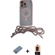 Cepte Toptan iPhone 13 Pro Max Eksen Özel Seri - Şeffaf Maxco Cam Ekran Koruyucu + Mor Metal Kamera Lens Koruma Cam