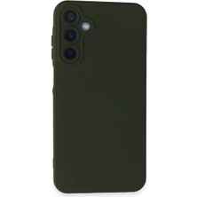 Newface Samsung Galaxy A25 5g Kılıf Nano Içi Kadife Silikon - Koyu Yeşil