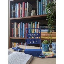 Alesta EP Design İsme Özel Tasarım Kitap Okuma Sayacı, Bu Yıl Okuduğum Kitap Sayaç Standı, Kitaplık Aksesuar