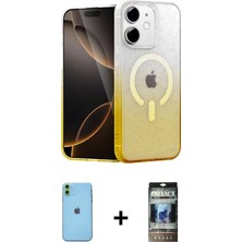 Cepte Toptan iPhone 11 Eksen Minimal Özel Seri - Siyah 34D Hayalet Izgaralı Cam + Yeşil Neon Fosforlu Kamera Lens