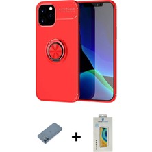 iPhone 12 Yankı Form Prime - Siyah Polymer Nano Ekran Koruyucu + Mavi Shine Kamera Lens Koruma Cam