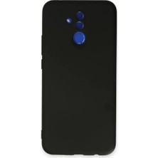 Newface Huawei Mate 20 Lite Kılıf Nano Içi Kadife Silikon - Siyah