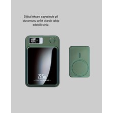 Decostyle Magsafe Powerbank 22.5W Hızlı Şarjlı ve Kompakt Kablosuz Şarj Cihazı