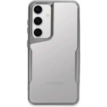 Decostyle Newface Samsung Galaxy A24 4g Kılıf Boyi Silikon Kapak - Gümüş