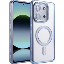 Newface Xiaomi Redmi 15C 4g Joke Simli Magneticsafe Kılıf - Mavi