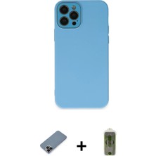 Cepte Toptan iPhone 12 Pro Max Çekirdek Modern Serisi - Siyah Joko Magic 5d Hayalet Cam + Siyah Metal Kamera Lens Koruma Cam