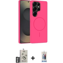 Cepte Toptan Galaxy S25 Ultra Yankı Form Serisi - Siyah Joko Magic 5d Cam + Gümüş Bilvis Titan Kamera Lens