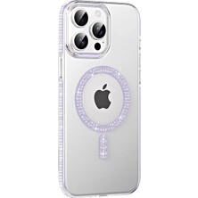 Decostyle Joko Apple iPhone 14 Pro Max Move Taşlı Magsafe Kapak - Lila