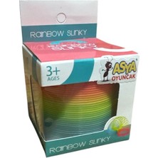 Başel Asya Oyuncak BY605 Raınbow Slınky Stres Yayı - Tekli