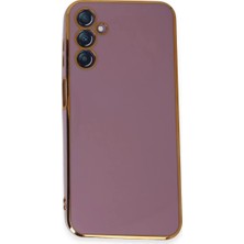 Newface Samsung Galaxy M14 5g Kılıf Volet Silikon - Mor