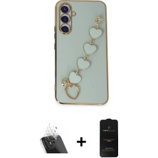 Cepte Toptan Galaxy A54 5g Nova Işık Prime - Siyah 6d Antistatik Mat Seramik Hayalet Nano Ekran Koruyucu + Şeffaf Kamera Lens Koruma Cam