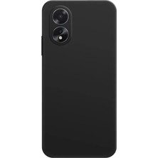 Decostyle Newface Oppo A38 Kılıf First Silikon - Siyah