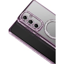 Joko Samsung Galaxy A57 5g Joke Simli Magneticsafe Kılıf - Derin Mor