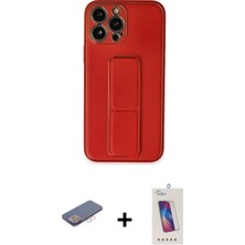 Cepte Toptan iPhone 13 Pro Max Akış Doku - Siyah Joko 5d Cam + Pembe Renkli Kamera Lens Koruma Cam