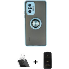 Cepte Toptan Redmi Note 10 Pro Yörünge Çizgi - Siyah 6d Antistatik Mat Seramik Hayalet Nano Ekran Koruyucu + Şeffaf Kamera Lens Koruma Cam