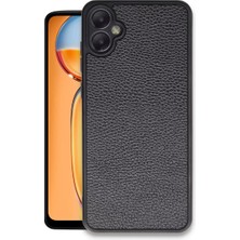 Decostyle Newface Samsung Galaxy A05 Kılıf Aras Deri Kapak - Siyah