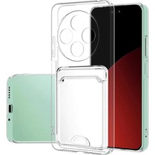 Decostyle Newface Xiaomi Redmi 14C Kılıf Kart Şeffaf Silikon - Şeffaf