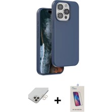 Cepte Toptan iPhone 14 Pro Max Kıvılcım Çizgi Serisi - Siyah Joko 5d Cam + Gold Band Metal Kamera Lens