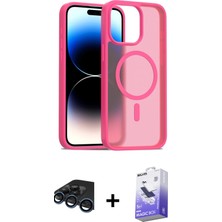 Cepte Toptan iPhone 15 Pro Max Siluet Minimal Prime - Siyah Bilvis 5in1 5d Magic Hayalet Cam Ekran Koruyucu + Lacivert Raze Metal Kamera Lens