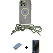 Cepte Toptan iPhone 12 Pro Max Eksen Özel Seri - Siyah 3D Antistatik Hayalet Cam Ekran Koruyucu + Gökkuşağı Shine Kamera Lens Koruma Cam