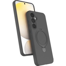 Newface Samsung Galaxy A55 5g Regal Magsafe Standlı Kapak - Titan Gri