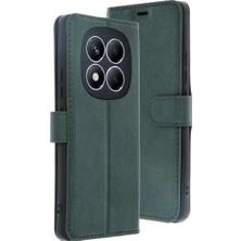 Newface Xiaomi Redmi Note 14 Pro 4g Kılıf Trend S Plus Kapaklı Kılıf - Yeşil