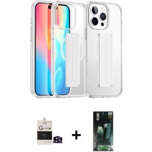 Cepte Toptan iPhone 14 Pro Max Nova Işık Koleksiyonu - Siyah 360 Mat Full Body Arka Koruyucu + Siyah Bilvis Titan Kamera Lens