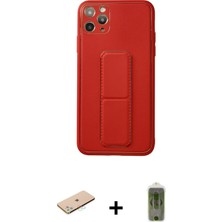 Cepte Toptan iPhone 11 Pro Max Akış Doku - Siyah Joko Magic 5d Hayalet Cam + Mavi Renkli Kamera Lens Koruma Cam