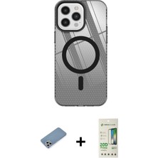 Cepte Toptan iPhone 12 Pro Max Doruk Prime - Siyah 20D Premium Cam Ekran Koruyucu + Gümüş Shine Kamera Lens Koruma Cam
