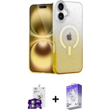 Cepte Toptan iPhone 16 Eksen Minimal Özel Seri - Siyah Bilvis 5in1 3D Magic Cam Ekran Koruyucu + Gümüş Bilvis Titan Kamera Lens