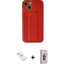 iPhone 14 Akış Doku - Siyah Bilvis 3D Cam Ekran Koruyucu + Sierra Blue Diamond Kamera Lens