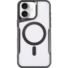 Decostyle Newface iPhone 16 Kılıf Boyi Magsafe Silikon Kapak - Siyah